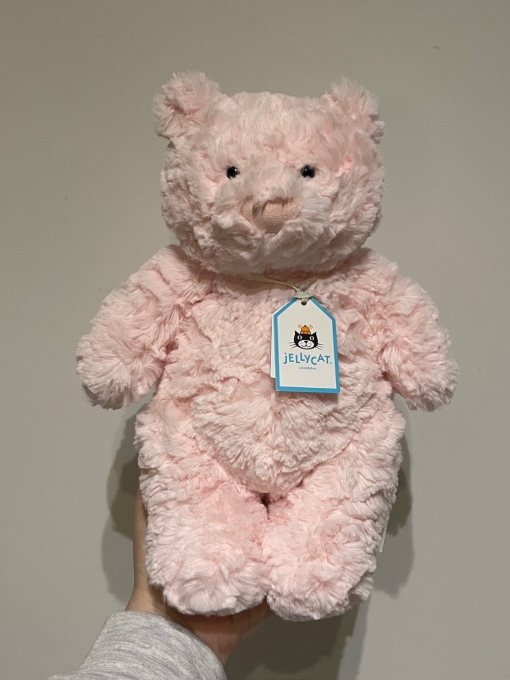 BNWT RARE Jellycat Leola Bear Medium Plush Cute Pink Bear Cub Soft plush toy